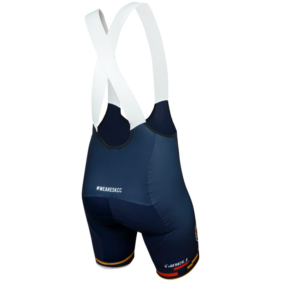 Tineli Womens Pro Elite Bib Shorts SKCC Womens ProElite Bibs back min