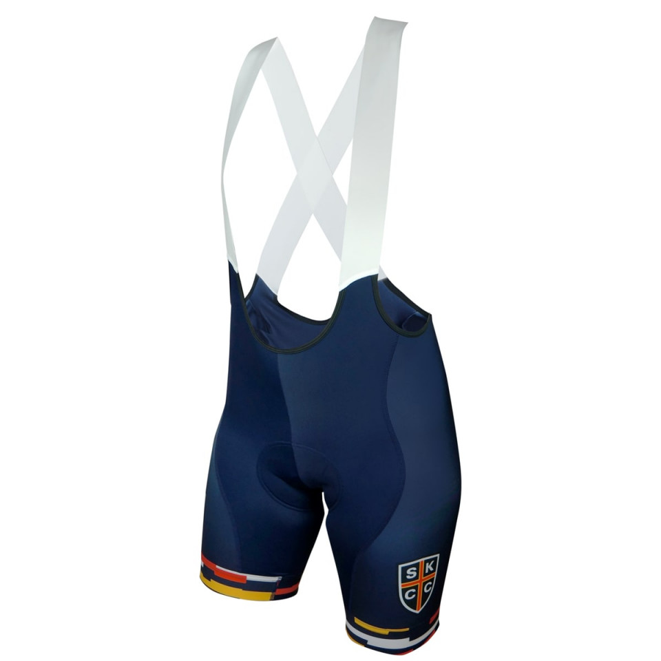Tineli Womens Pro Elite Bib Shorts SKCC Womens ProElite Bibs front min