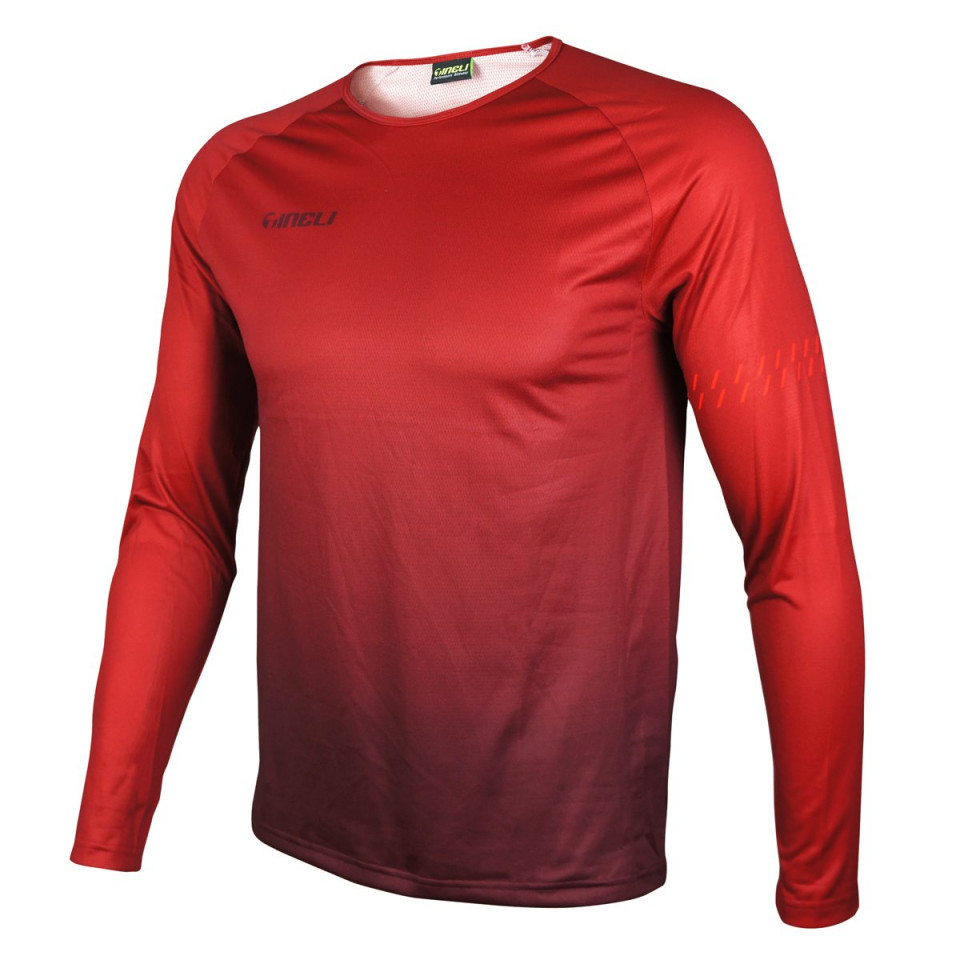 2208 Tineli Core Running shirt LS red Front