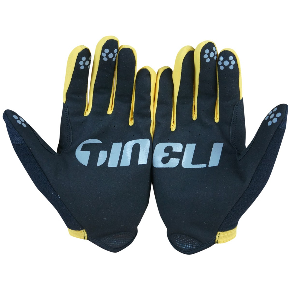 7133 Tineli Gold Trail Gloves Tineli Core Gloves Yellow back 01 min