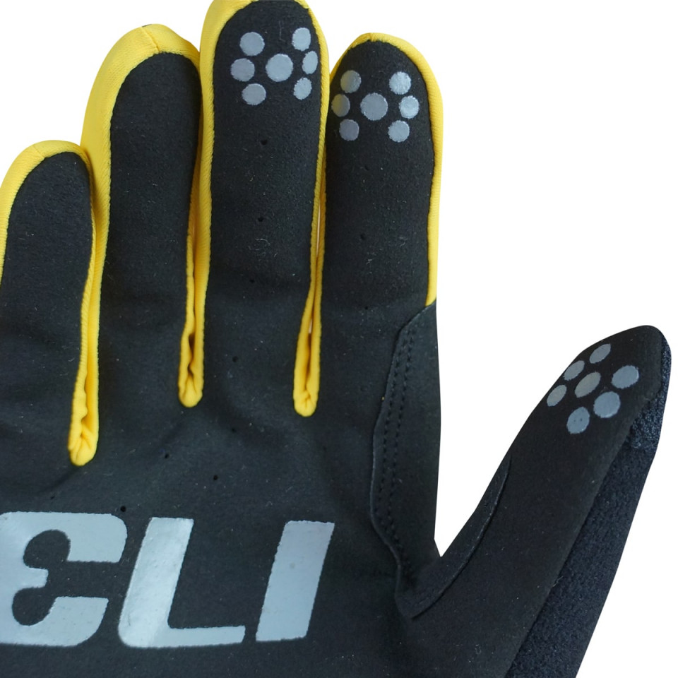 7133 Tineli Gold Trail Gloves Tineli Core Gloves Yellow detail 01 min