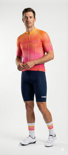 Interference jersey socks navy bibs
