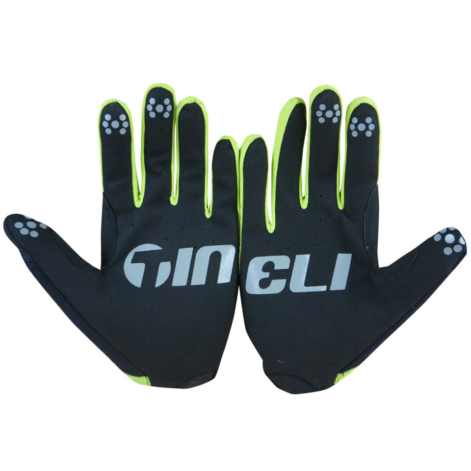 7134 Tineli Lime Trail Gloves Tineli Core Gloves Green back 01 min