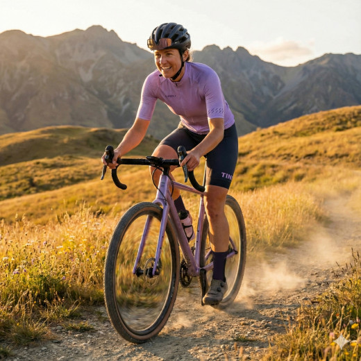 Morado jersey carbone action shot